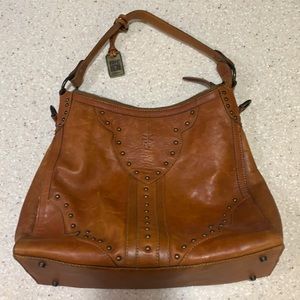 FRYE Brown Leather shoulder bag 16x12
